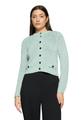 Strick-Cardigan 46 Gerade - Gray Mist