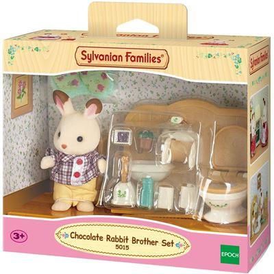 Sylvanian Families - Schokoladenhasen-Bruder-Set mit Waschraum