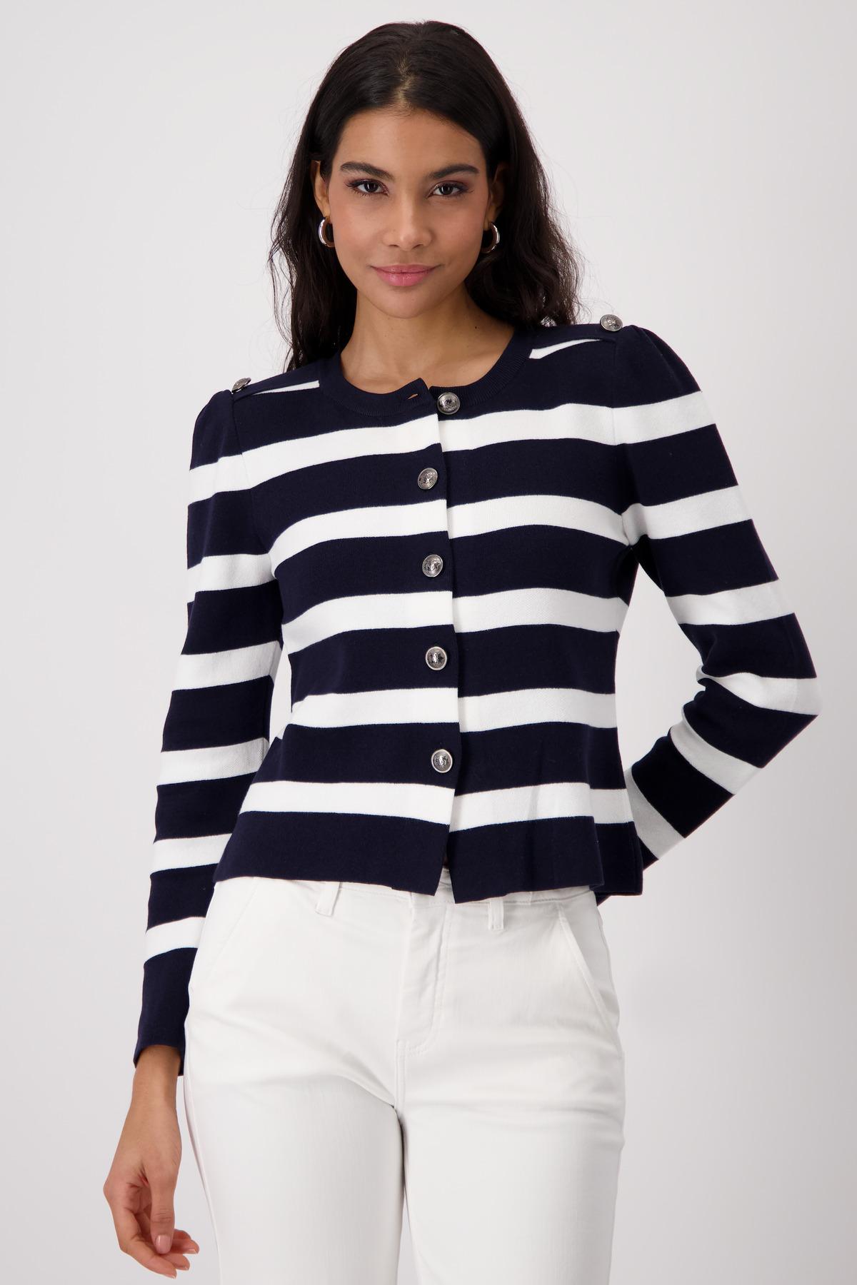 Ringel Strickjacke 38 - Deep Ocean Ringel