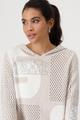 Ajour-Pullover mit Lurex 36 - Warm Sand