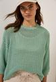 Pullover im Häkel-Optik L - Matcha Green