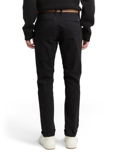 Slim Fit Chino Hose mit Gürtel 32/32 Slim Fit - Black