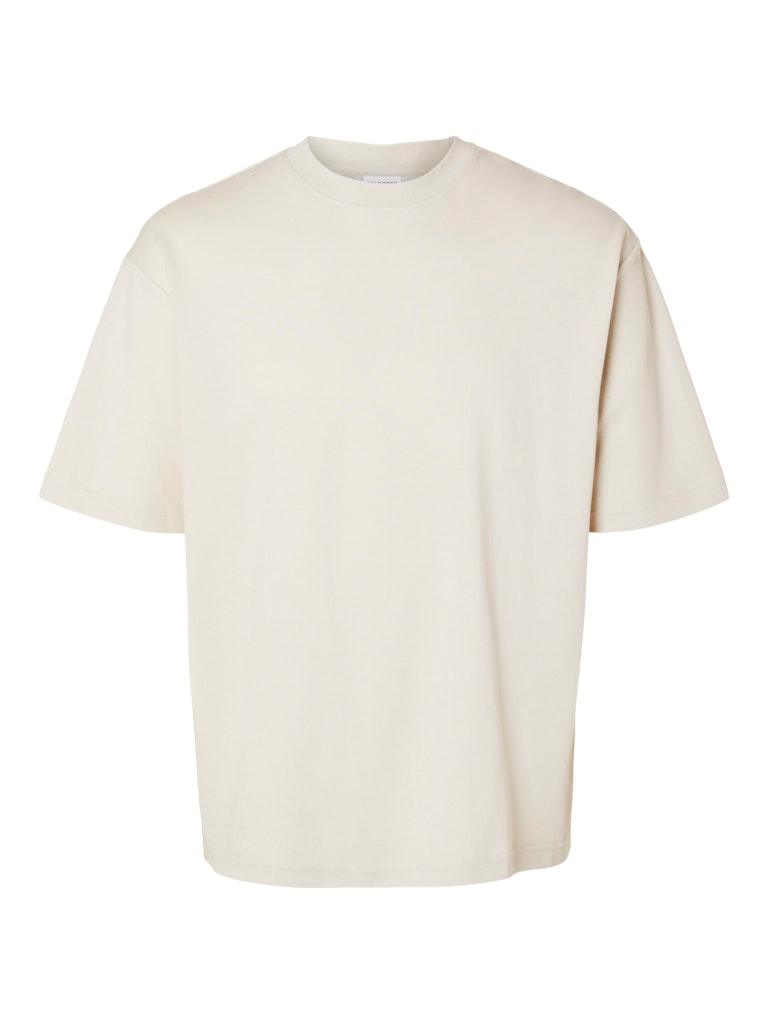 SLHLOOSEOSCAR SS O-NECK TEE NOOS Grau XL