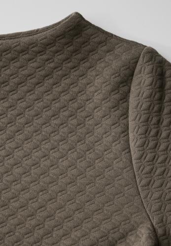 Strukturshirt Braun 40