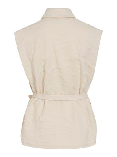 VIMALANA S/L VEST CARDIGAN Grau M