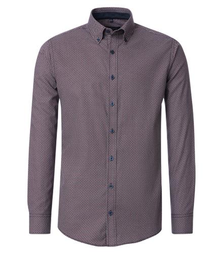 Freizeithemd XXL Casual Fit - Rot