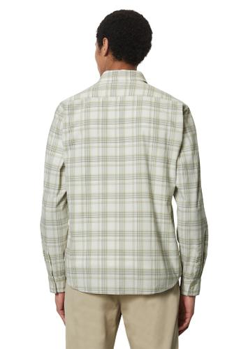 Hemd regular L - Multi/ Cotton White