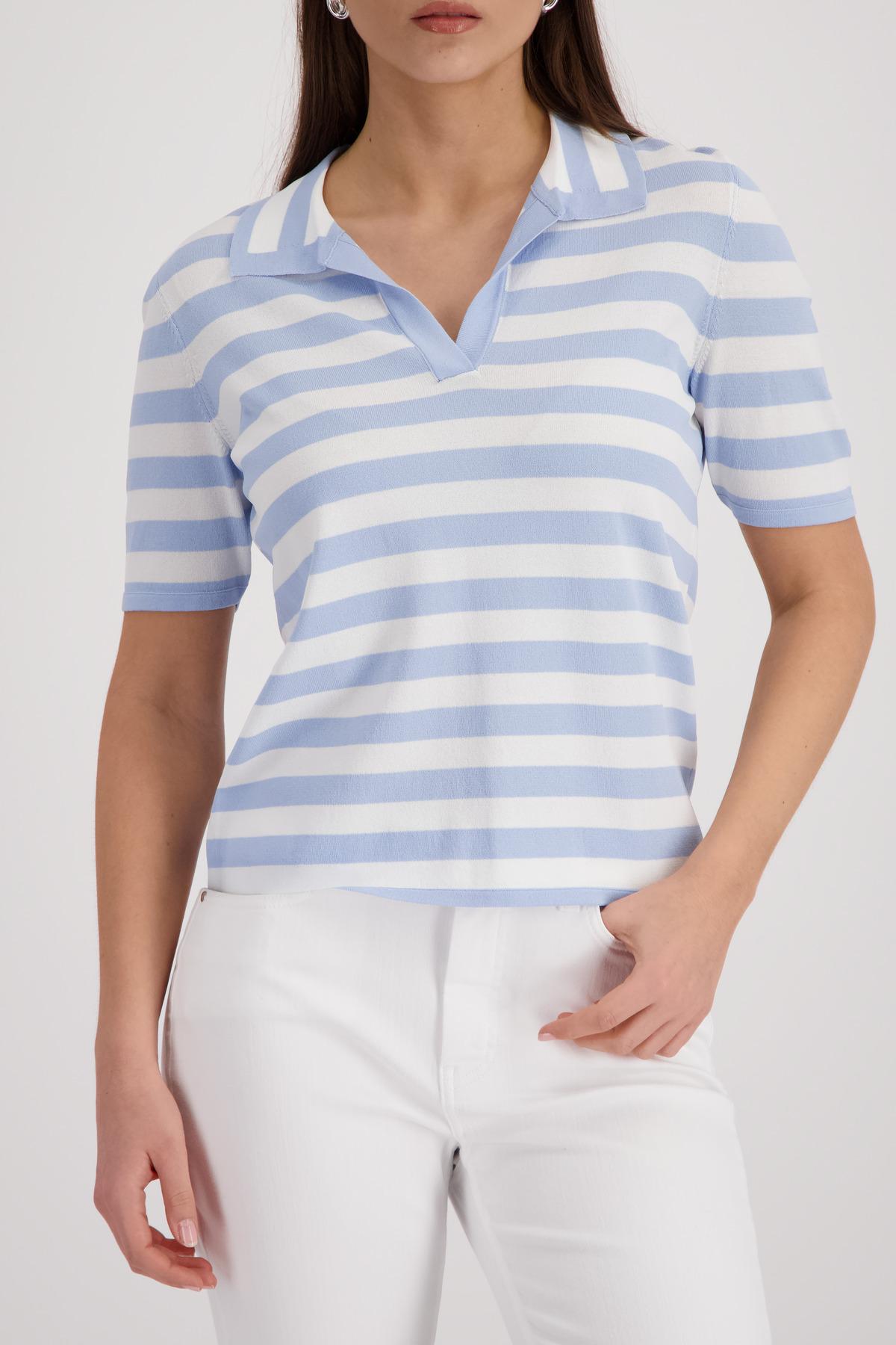 Polo-Pullover mit Streifen 36 - Sea Side Ringel