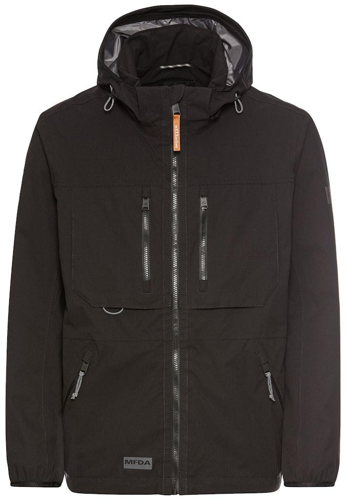 TeXXXactive® Windbreaker mit abnehmbarer Kapuze Schwarz 56