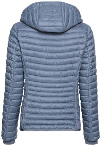 Leichte Steppjacke aus recyceltem Polyamid Blau 38