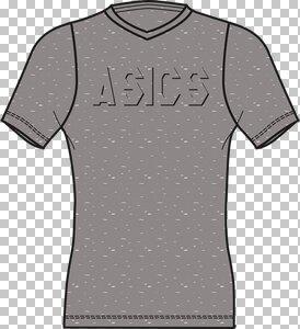 ASICS Herren Hemd LOGO TOP XL in Grau