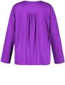 Langarmbluse mit V-Ausschnitt 46 Leger | Leicht ausgestellt - Magic Purple