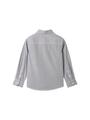 Gestreiftes Hemd mit LENZING™ ECOVERO™ 104/110 Regular Fit - White Grey Thin Stripe