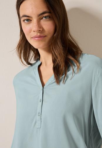 Bluse in Unifarbe M - Cool Salvia Green