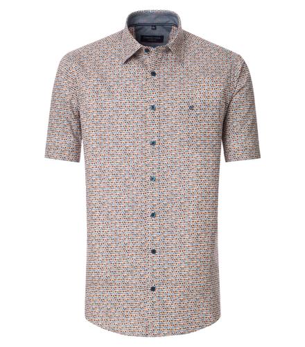 Freizeithemd Kurzarm M Casual Fit - Blau