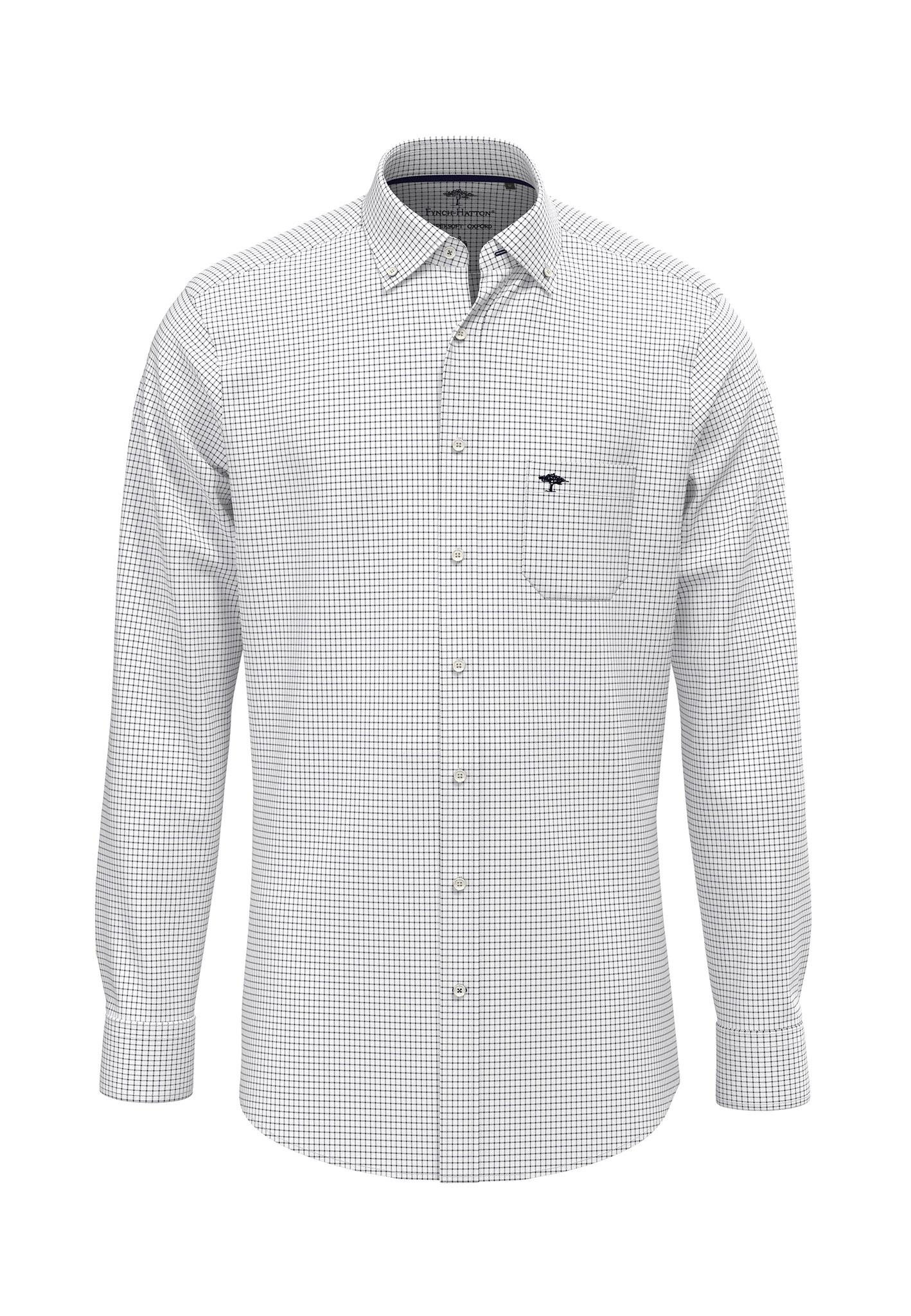 All Season Oxford Shirt XL Casual Fit - Navy Check