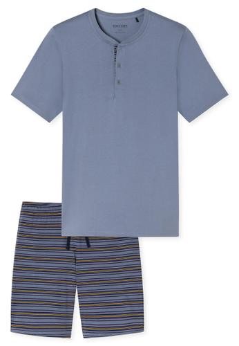 Schlafanzug kurz 50 - Blaugrau