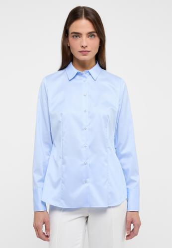 Cover Shirt Bluse Twill Langarm 38/Langarm REGULAR FIT - Hellblau