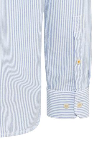 Oxford Streifenhemd aus nachhaltigem Organic Cotton Blau XL