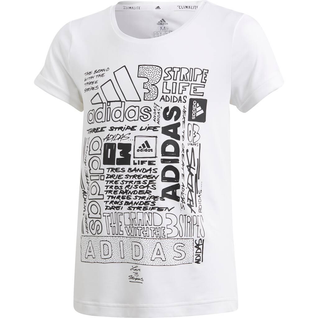 ADIDAS Kinder T-Shirt Iconic 170 in Grau