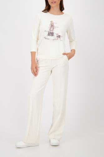 T-Shirt mit Strassdesign 42 - Cashmere