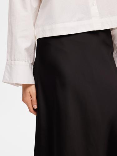 SLFLENA HW MIDI SKIRT NOOS 42 - Black