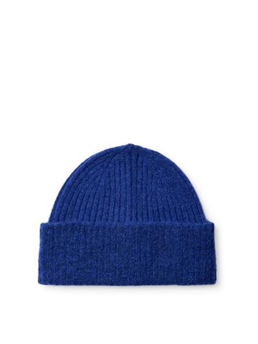 SLFLULU WOOL BLEND KNIT BEANIE NOOS ONE SIZE - Dazzling Blue