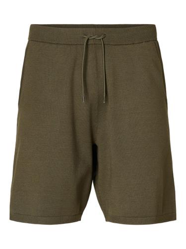 SLHTELLER KNIT SHORTS Grün L