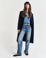Regular Fit Jeansbluse 36 - Semi Light Blue Worn In
