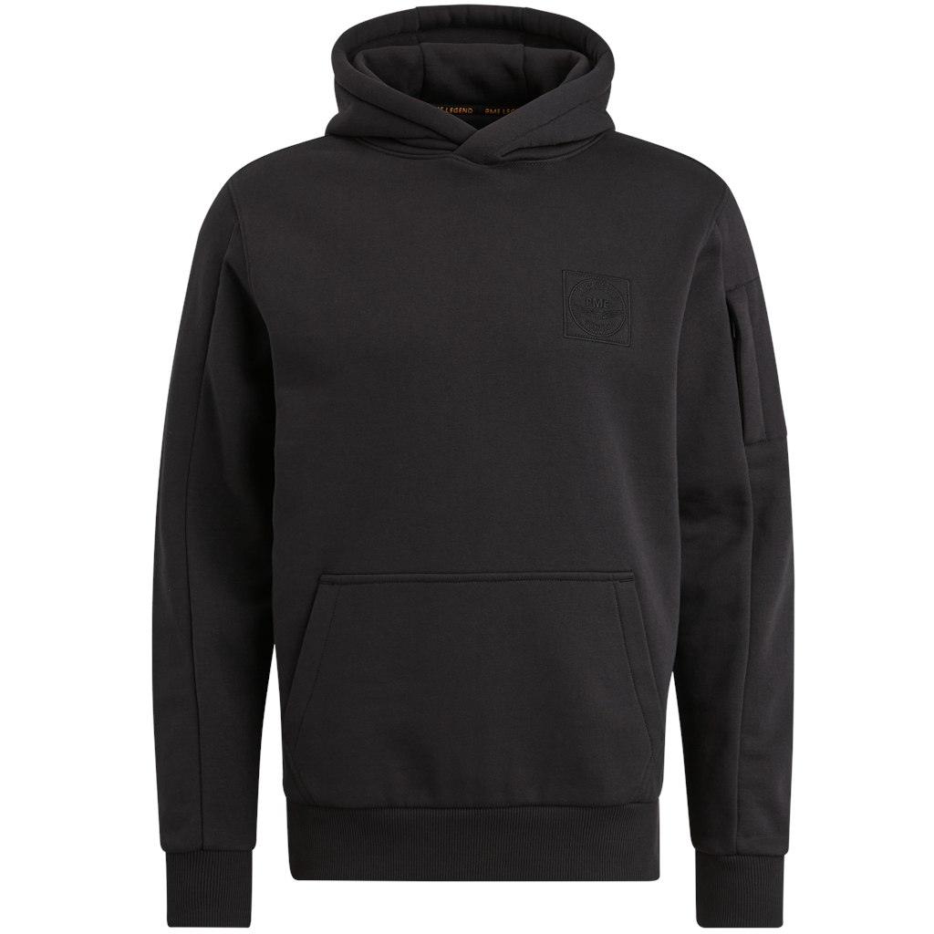 Hooded 3T Cross Fleece Grau L