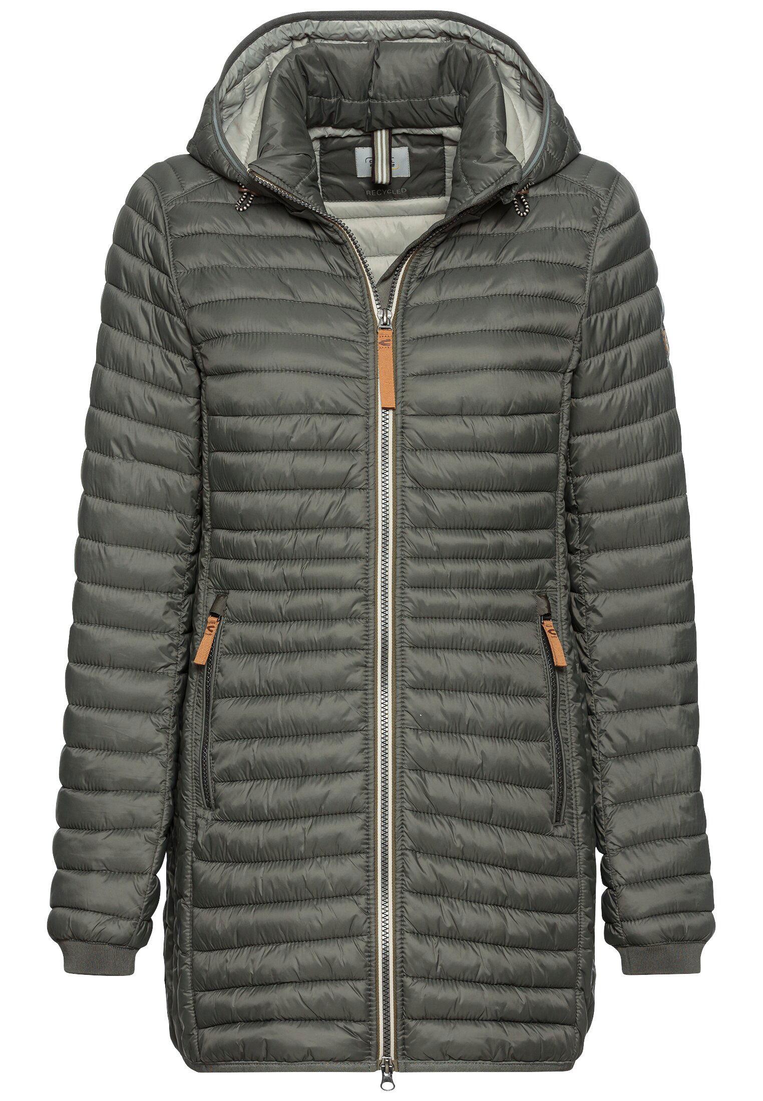 Steppjacke aus recyceltem Polyamid 38 Regular Fit - Khaki