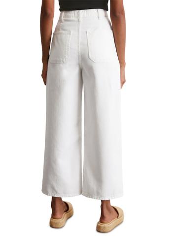 Culotte-Jeans Model Tolva wide 29 32 Wide Fit - White