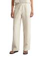 Leinen-Joggpants straight 42 Straight - Silky Stone
