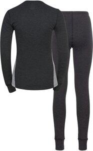 ODLO Damen Funktionsunterwäsche "Active Warm Eco" Set 2-teilig M in Grau