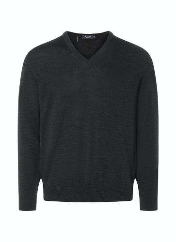 Pullover V-Ausschnitt 1/1 Arm Grau 58
