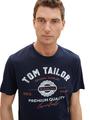 T-Shirt mit Logo-Print XL Regular Fit - Sky Captain Blue
