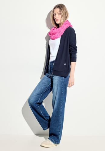 Loop Schal mit Print A - Bloomy Pink