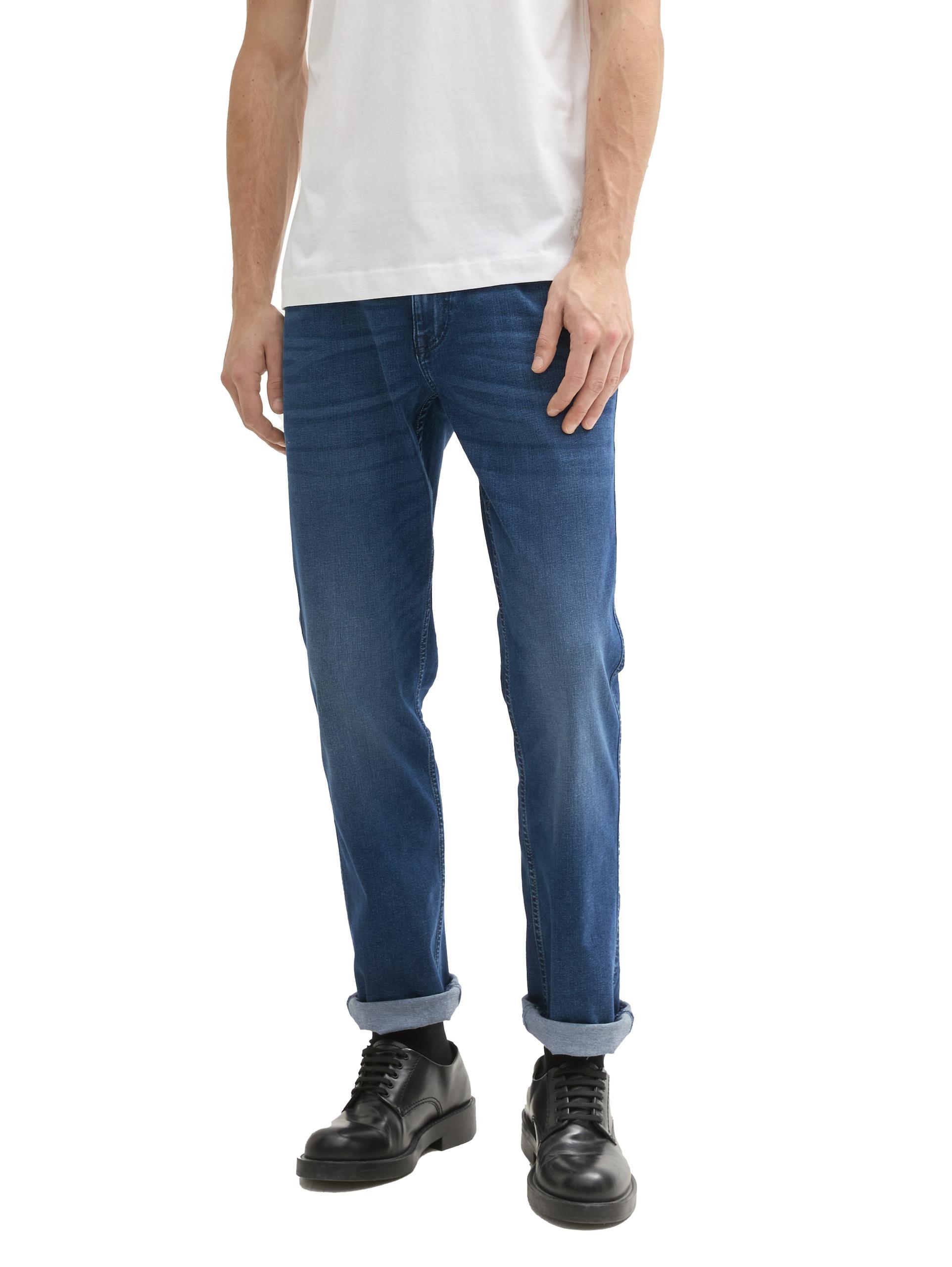 TTMARVIN STRAIGHT Jeans 32/32 Straight Fit - Used Dark Stone Blue Denim