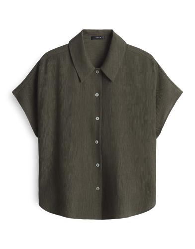 Bluse "Fasinga" - Oliv / 38