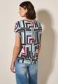 Gemustertes T-Shirt L - Light Alabaster White