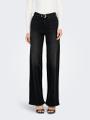 ONLMADISON BLUSH HW WIDE DNM CRO099 NOOS L/32 Weiter Beinschnitt - Washed Black