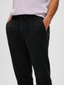 SLH172-SLIMTAPE BRODY LINEN PANT NOOS Schwarz M