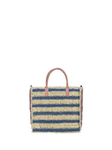 Gehäkelte gepolsterte Handtasche OS -