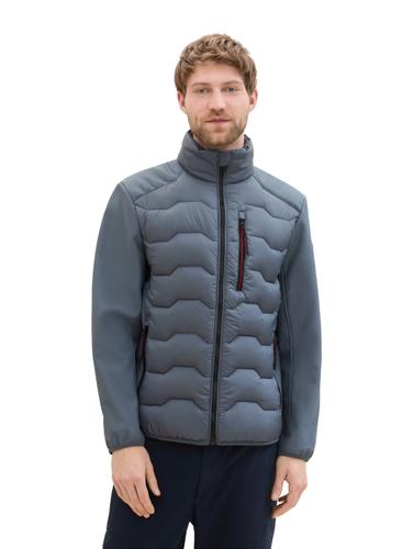 Hybrid Jacke mit Stehkragen XXXL Regular Fit - Stormy Teal