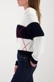 Strickpullover mit Intarsie-Muster 42 - Marine Gemustert
