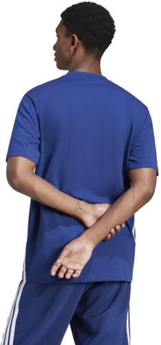 ADIDAS Herren Shirt Essentials 3-Streifen Single Jersey L in Blau