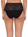 SOFTSTRETCH Taillenslip mit Spitze TU - Schwarz
