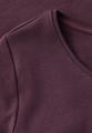 T-Shirt in Unifarbe L - Mulberry Red