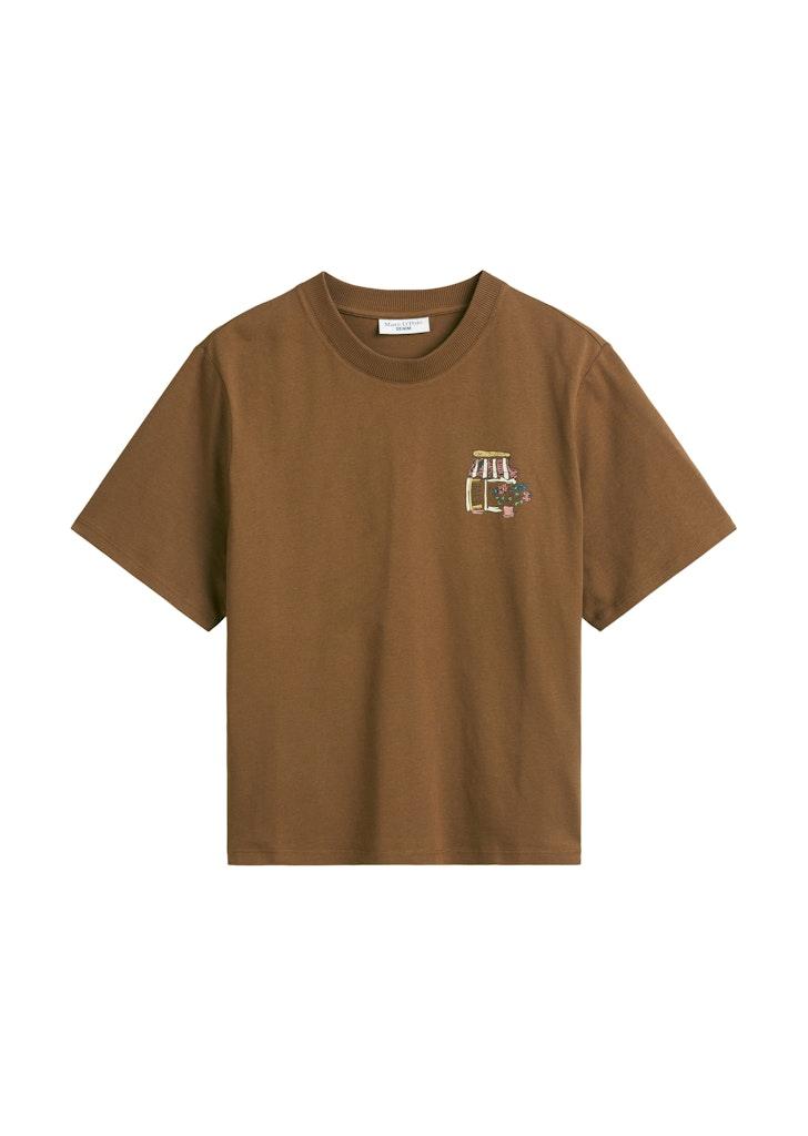 DfC T-Shirt relaxed M Relaxed Fit - Melted Chocolate
