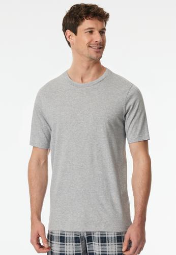 T-Shirt Rundhals 52 - Grau-mel.